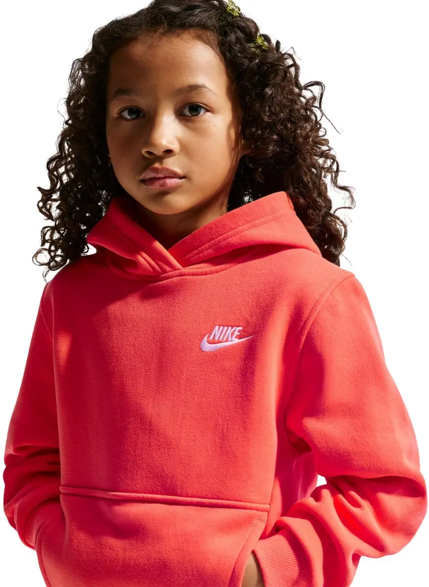 Nike Sportswear Club Fleece Sweater Kinderen Oranje - Maat XL