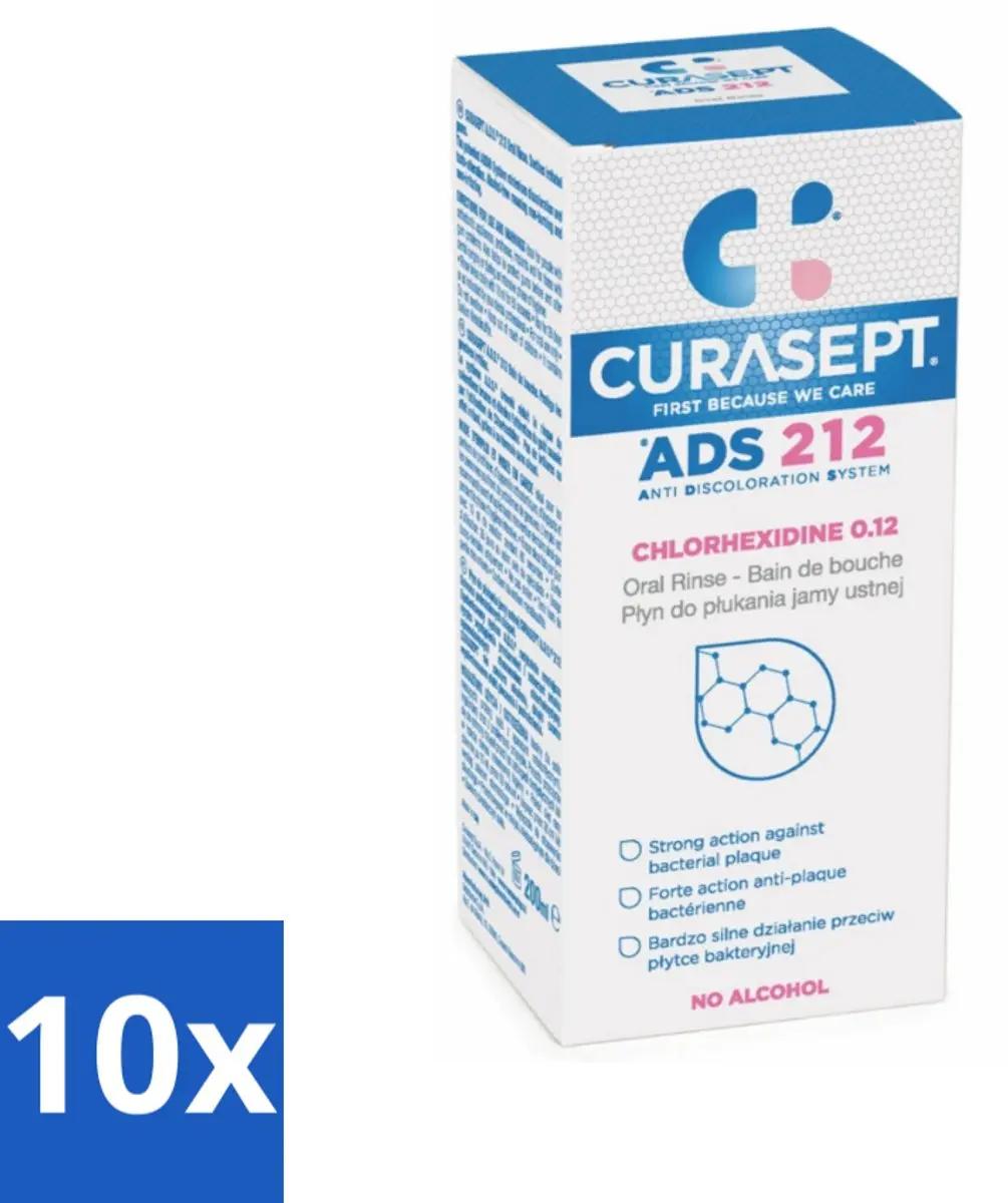 Curasept Mondspoeling 0,12% Chloorhexidine 200ml