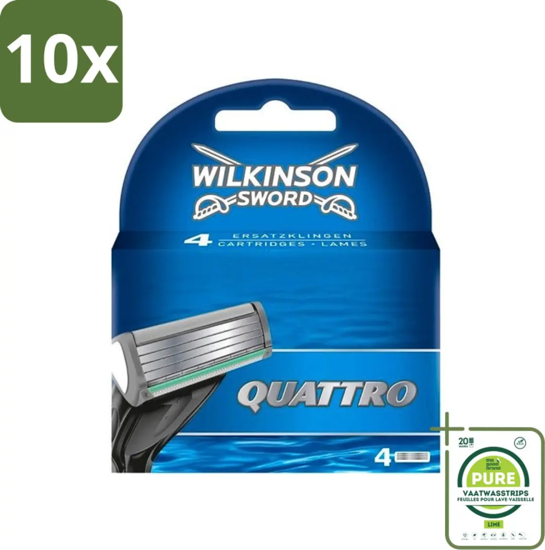 Wilkinson Navulmesjes Quattro 4-delig