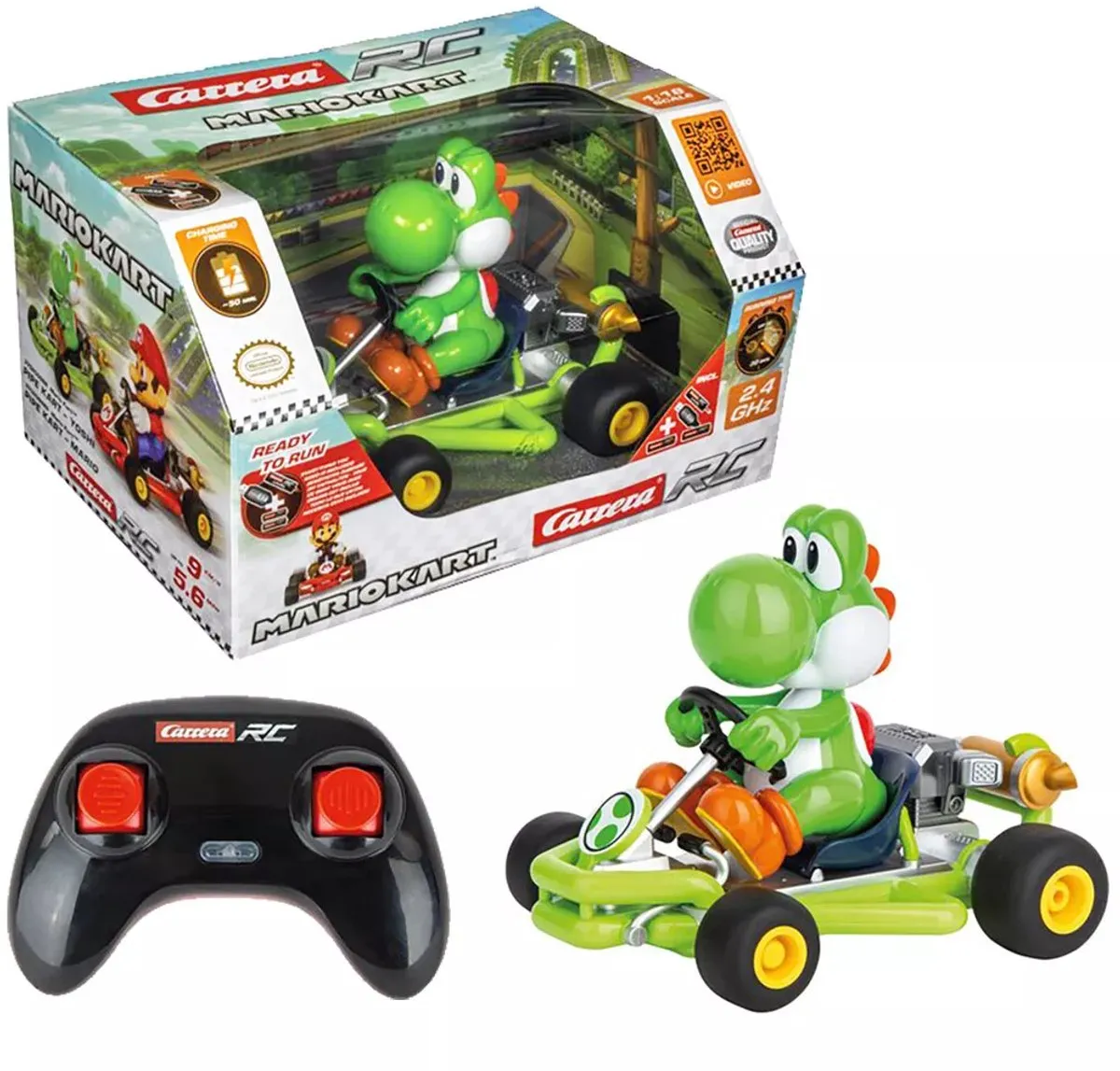 Carrera RC Mario Kart Pipe Kart Yoshi