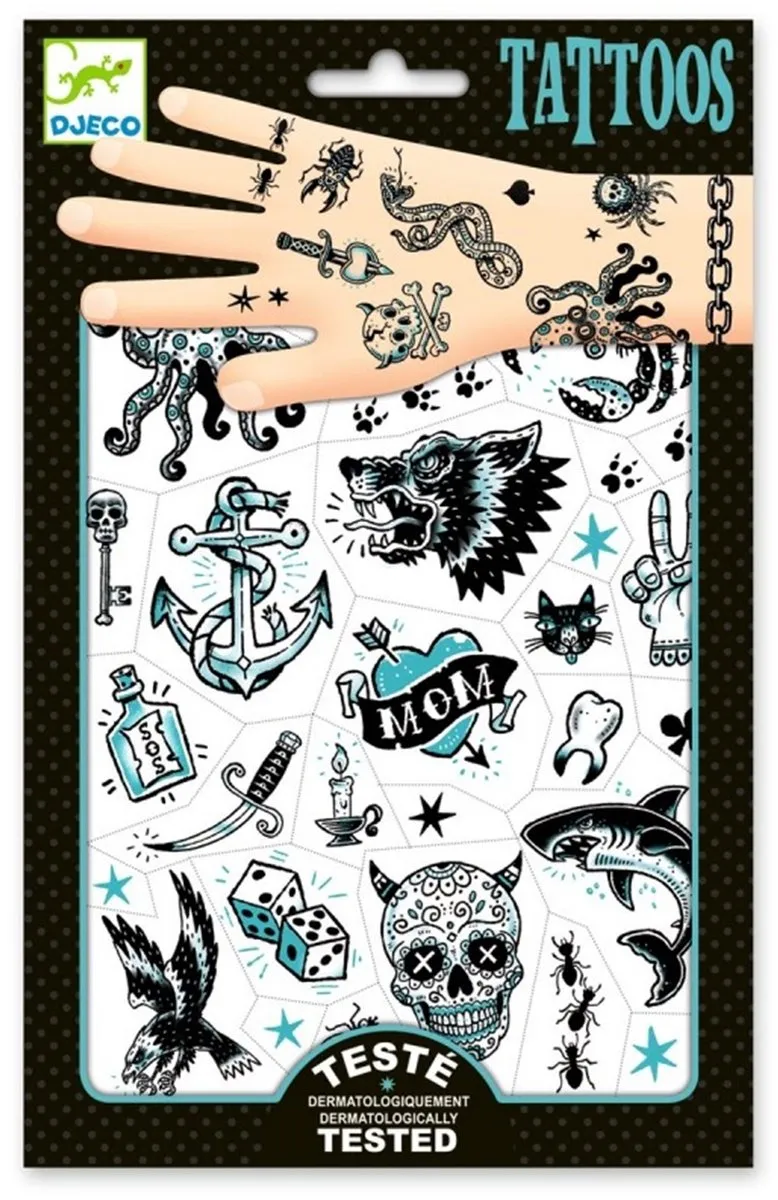Djeco Tatoeages Donkere Kant
