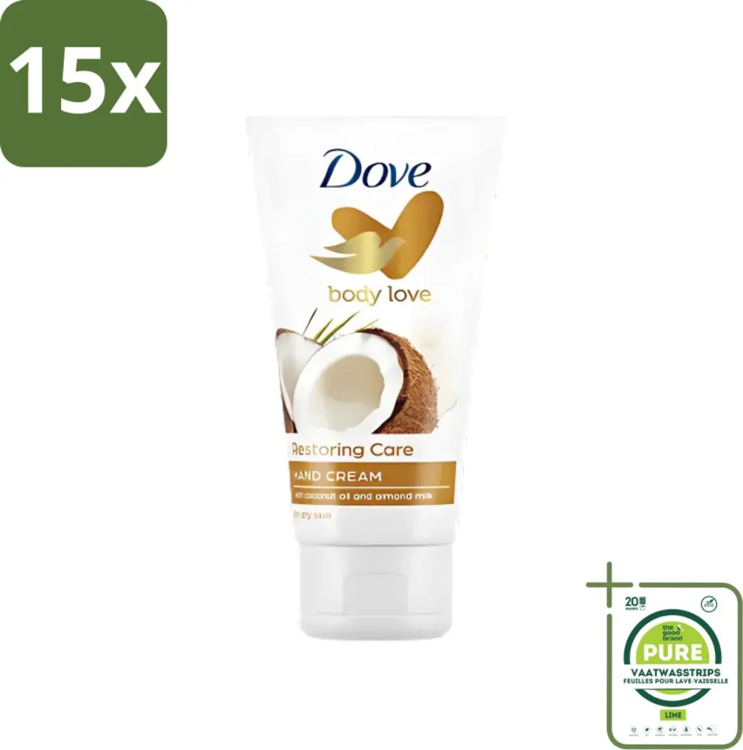 Dove Handcrème Kokos & Amandel 75ml