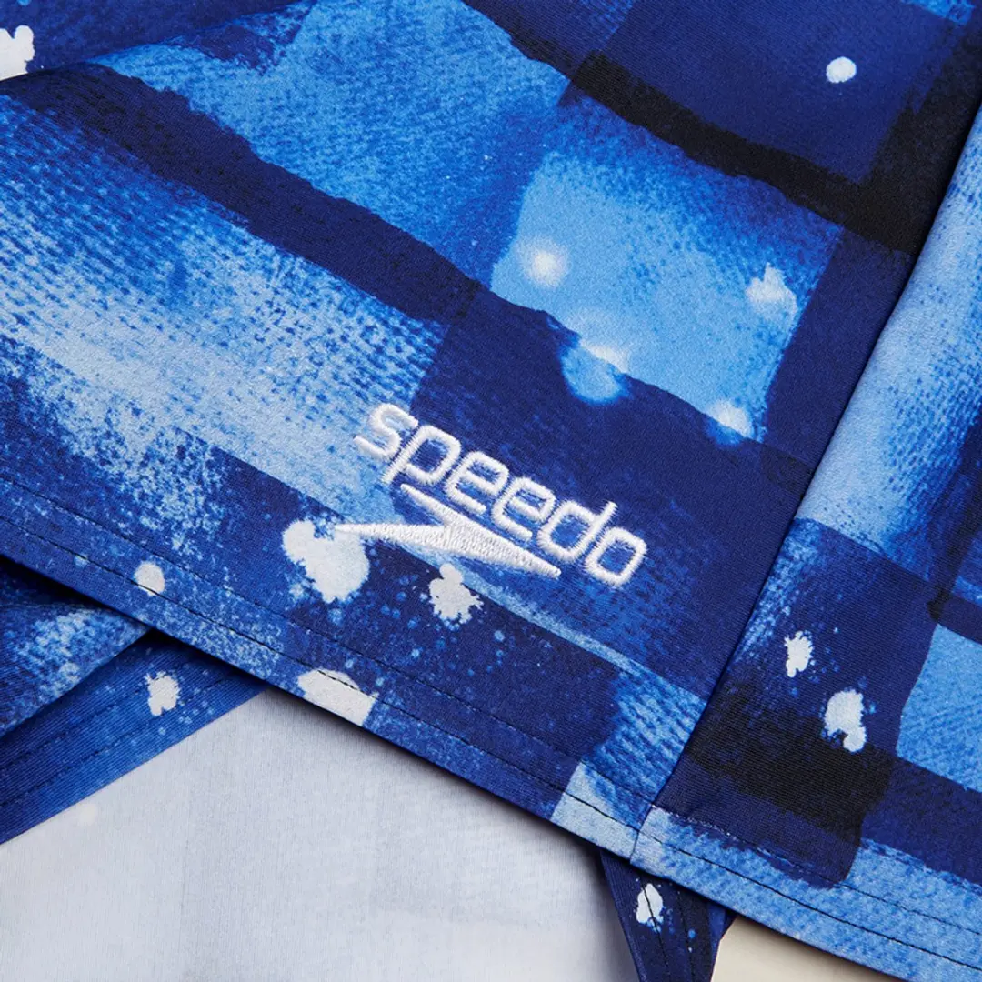 Speedo Herren Aquashort Valmilton Eco Check - 4XL - Blauw - afbeelding 6 van 6