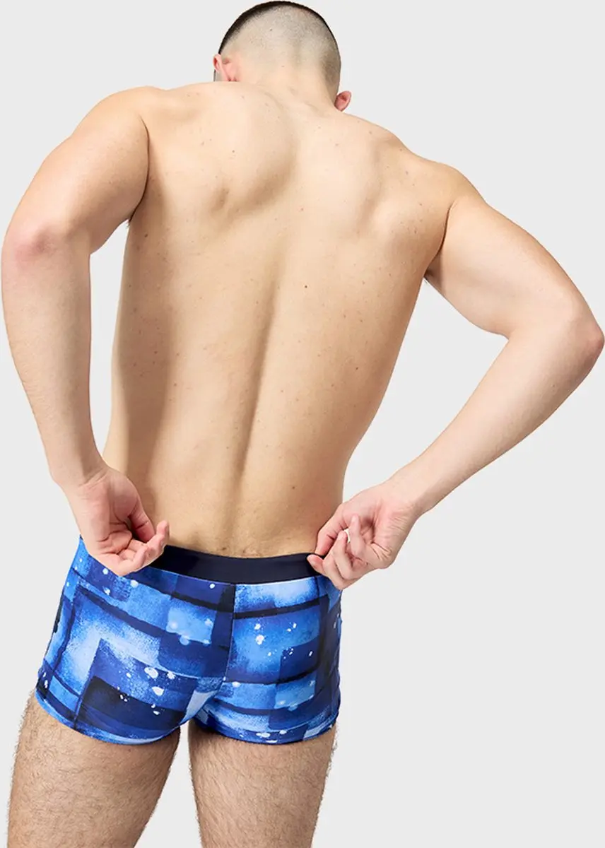 Speedo heren aquashort valmilton eco check blauw