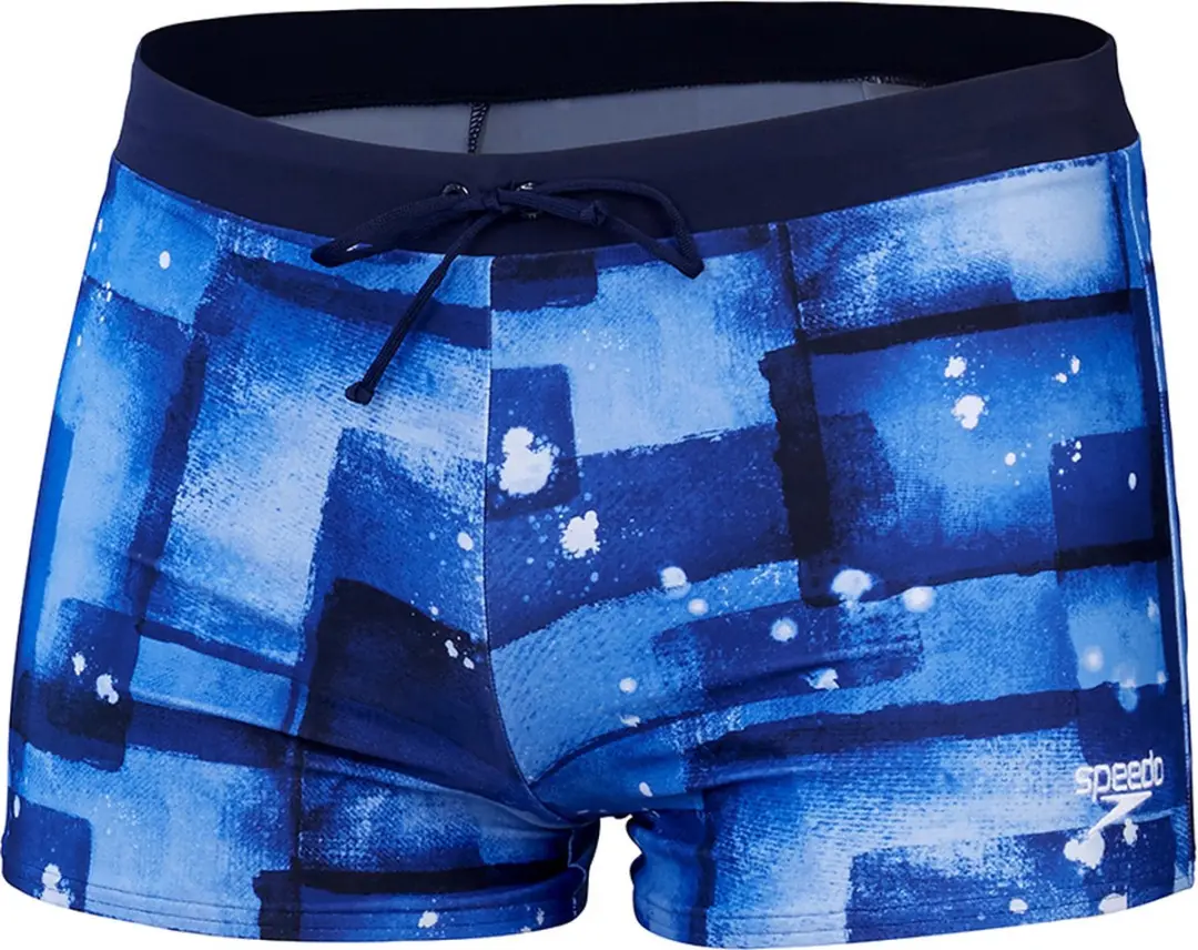 Speedo heren aquashort valmilton eco check blauw
