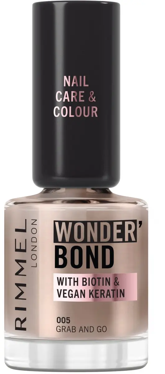 Rimmel London Wonder'bond Care+Color Nagellak 005 Nude - 12ml