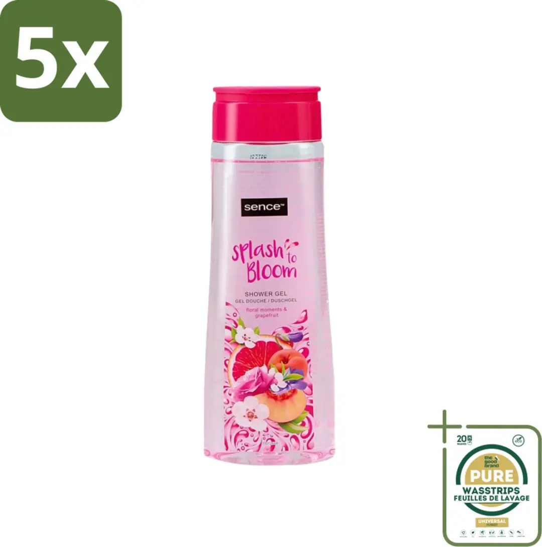 Sence Floral Moments & Grapefruit Douchegel 2500ml - 5x500ml
