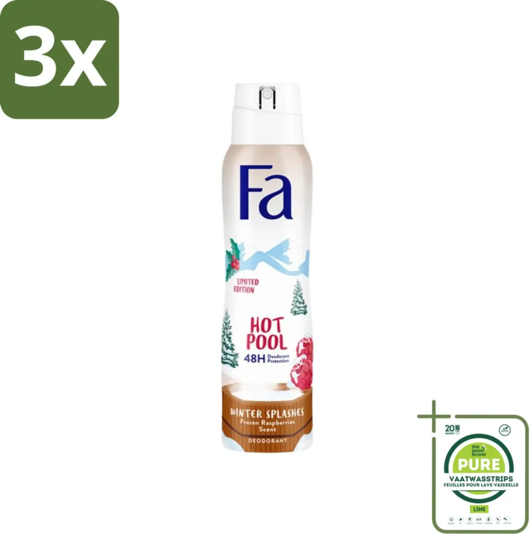 Fa Deospray Winter Splashes Frozen Raspberry 450ml