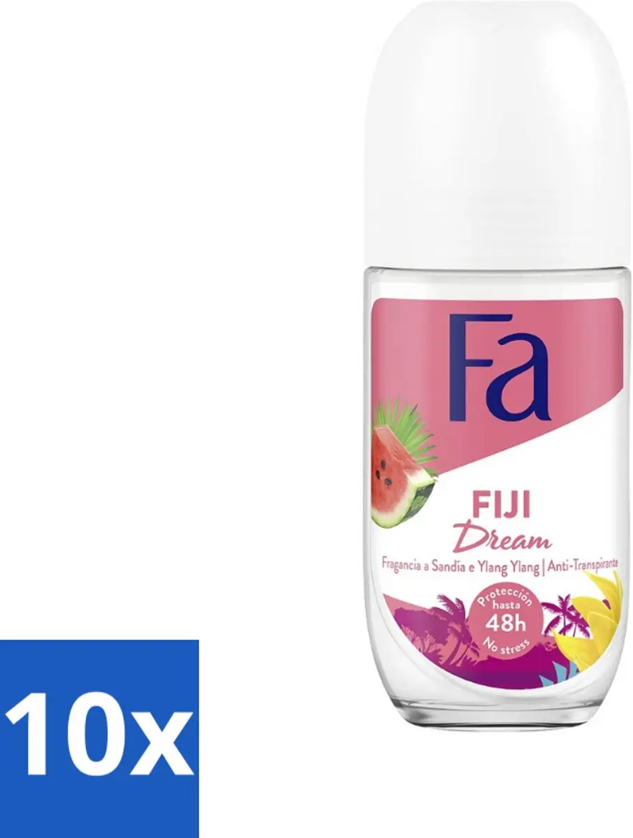 Fa Deodorant Roller Fiji Dream Watermeloen & Ylang Ylang 50ml