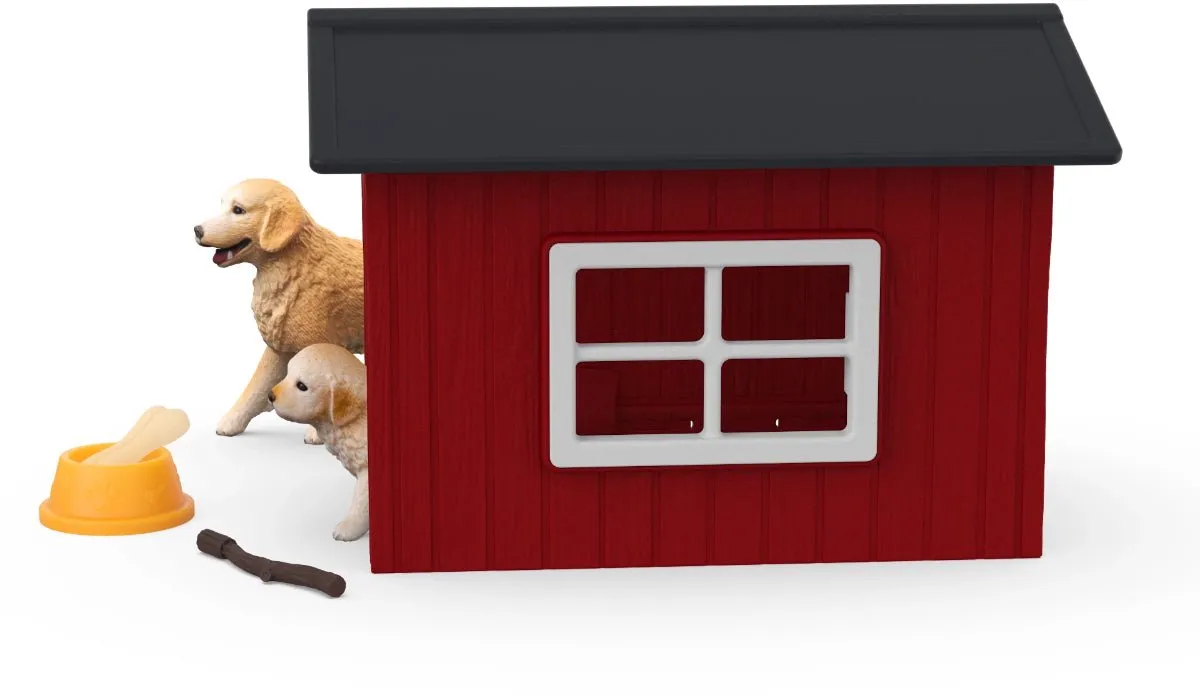 Schleich Farm World Hondenhok 42722 - Multikleur