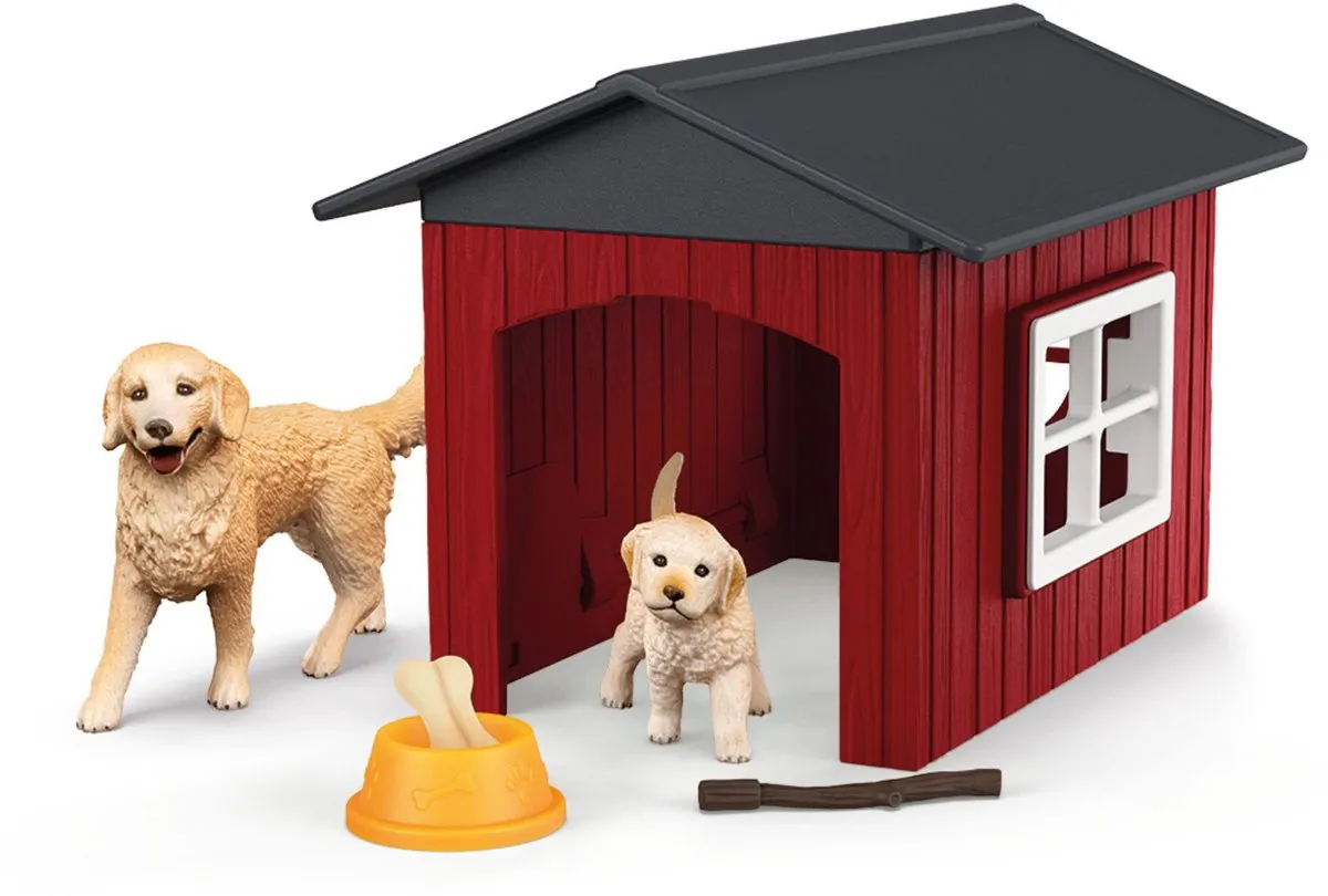 Schleich Farm World Hondenhok 42722 - Multikleur