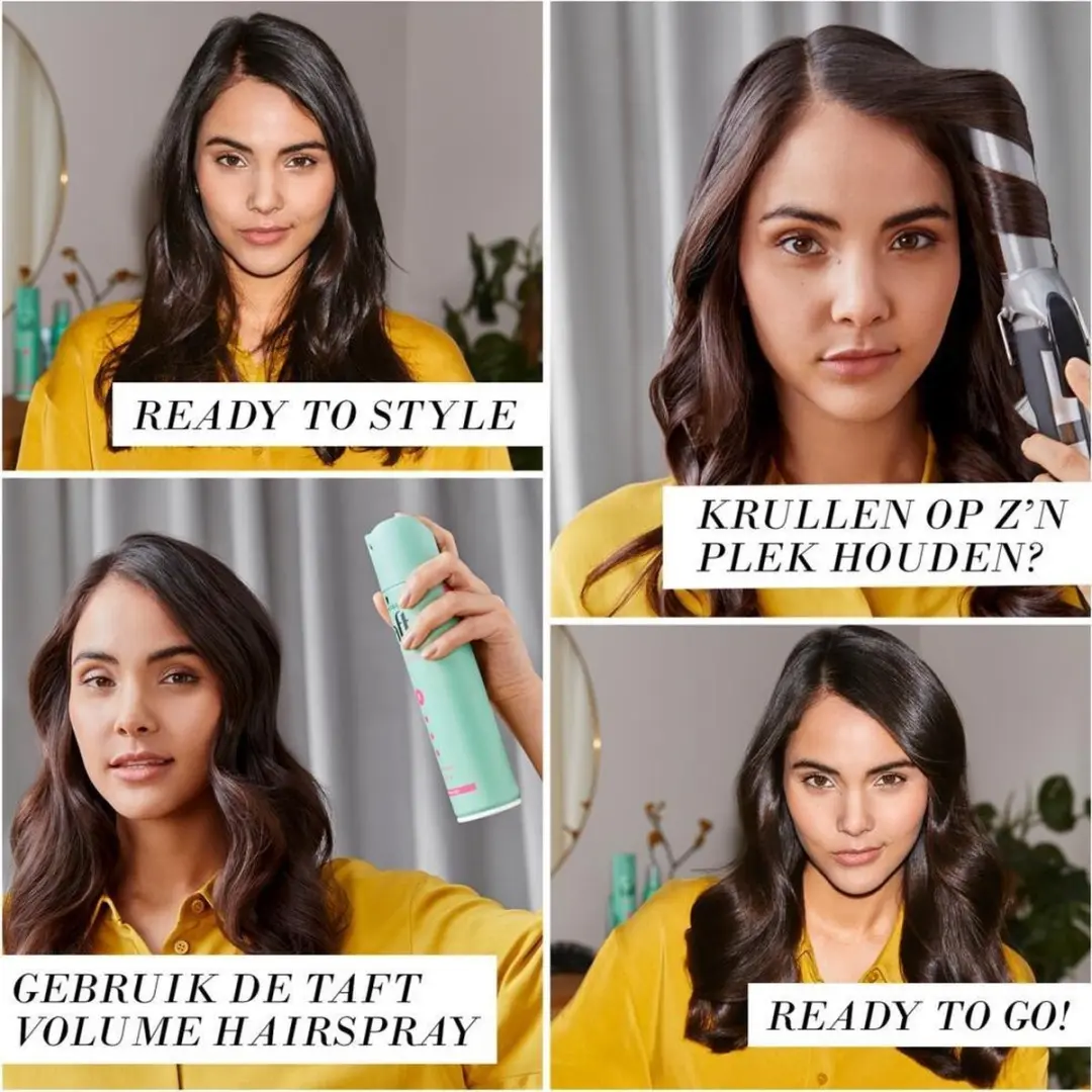Schwarzkopf Taft True Volume Haarspray 250ml - 4 Stuks