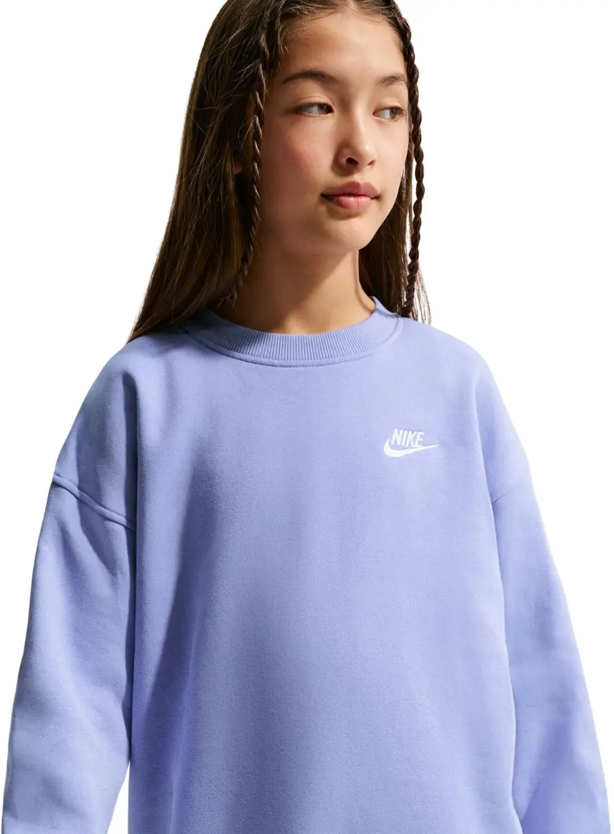 Nike Sportswear Club Fleece Sweater Kinderen Paars - Maat XL