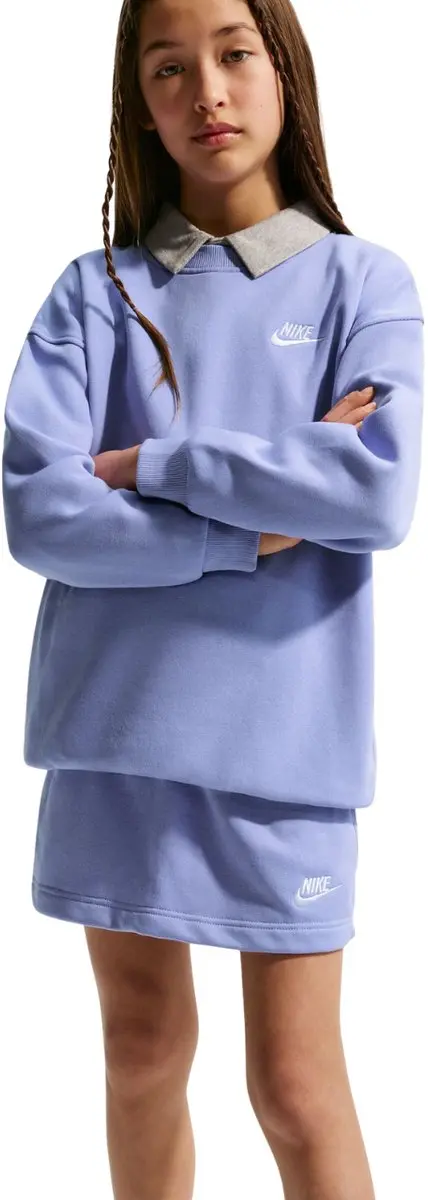 Nike Sportswear Club Fleece Sweater Kinderen Paars - Maat XL
