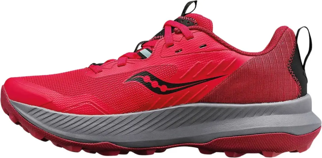 Saucony Blaze Trailrunningschoenen Vrouwen 42 - Roze/Rood/Zwart