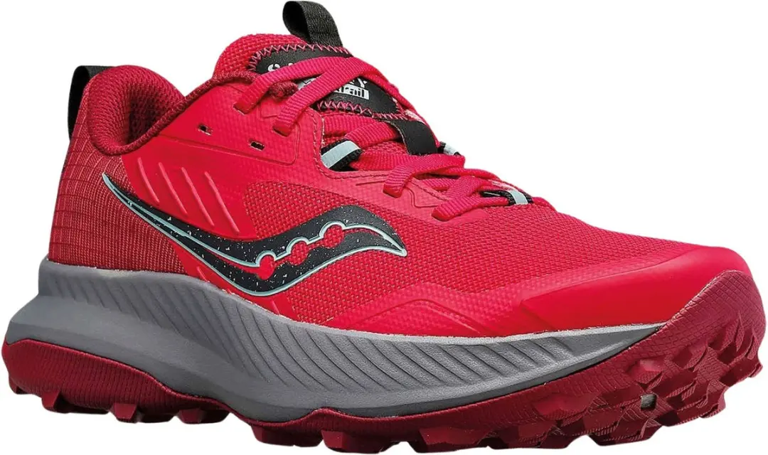 Saucony Blaze Trailrunningschoenen Vrouwen 42 - Roze/Rood/Zwart