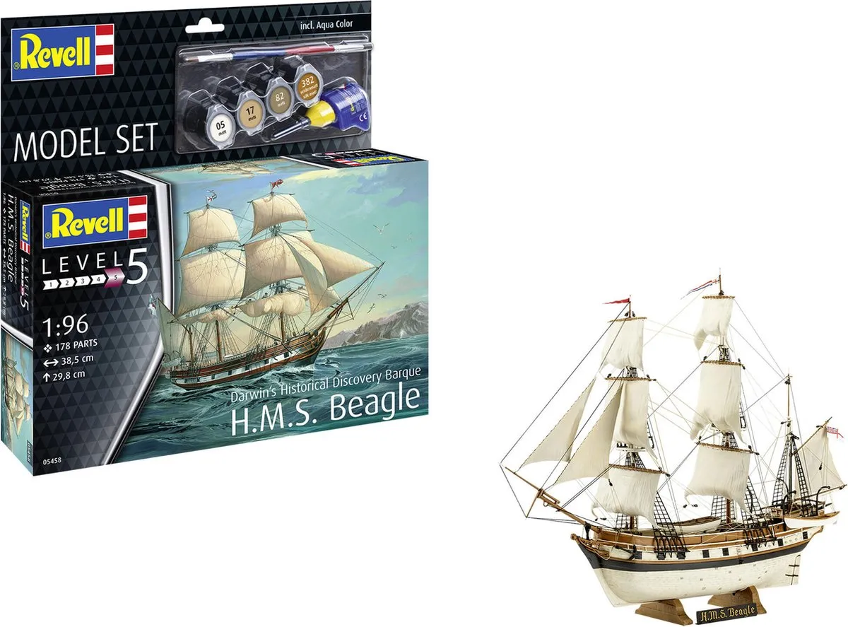 Revell H.M.S. Beagle 65458 Modelbouwpakket