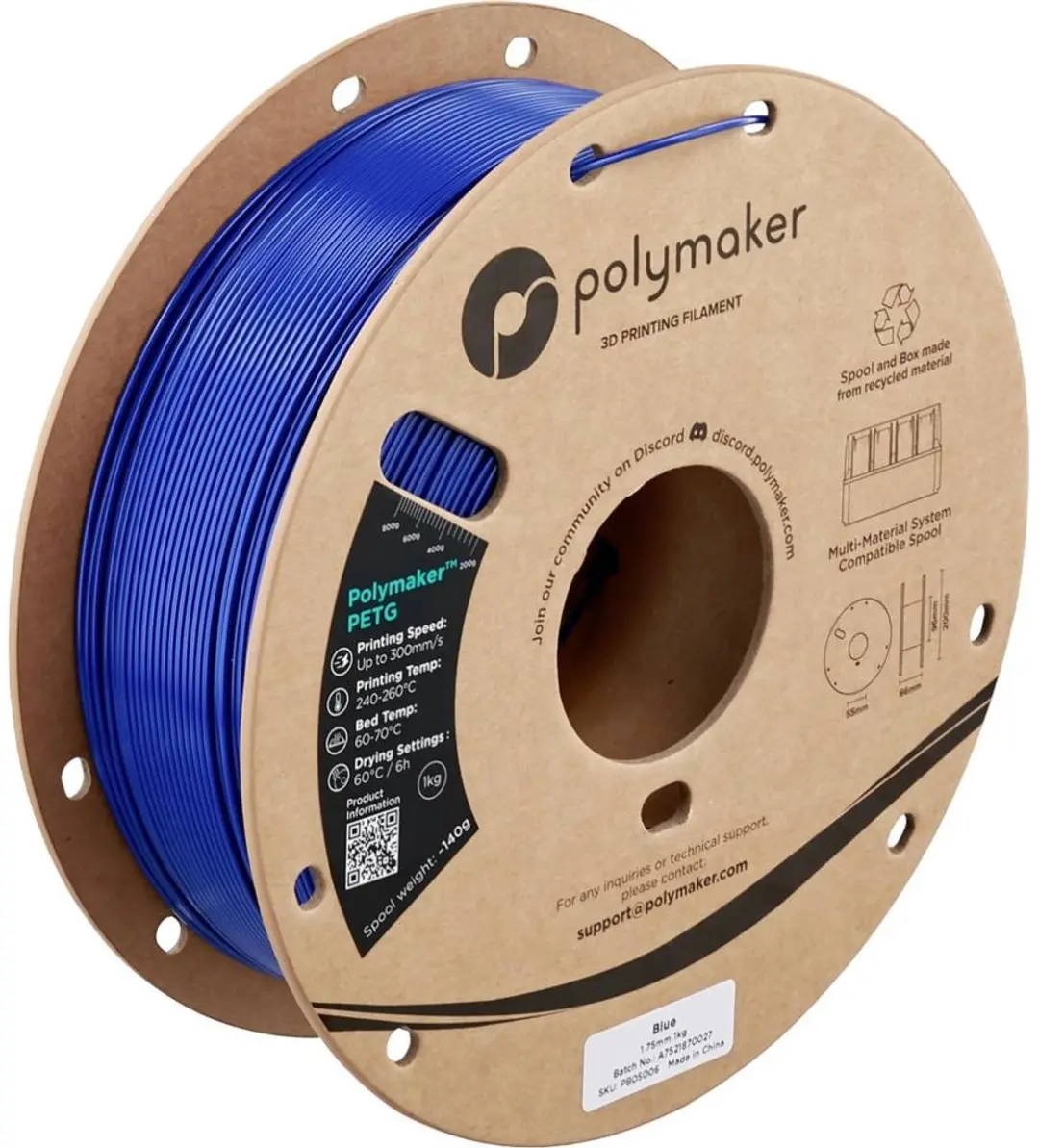 Polymaker PB05006 PETG Filament 1.75mm
