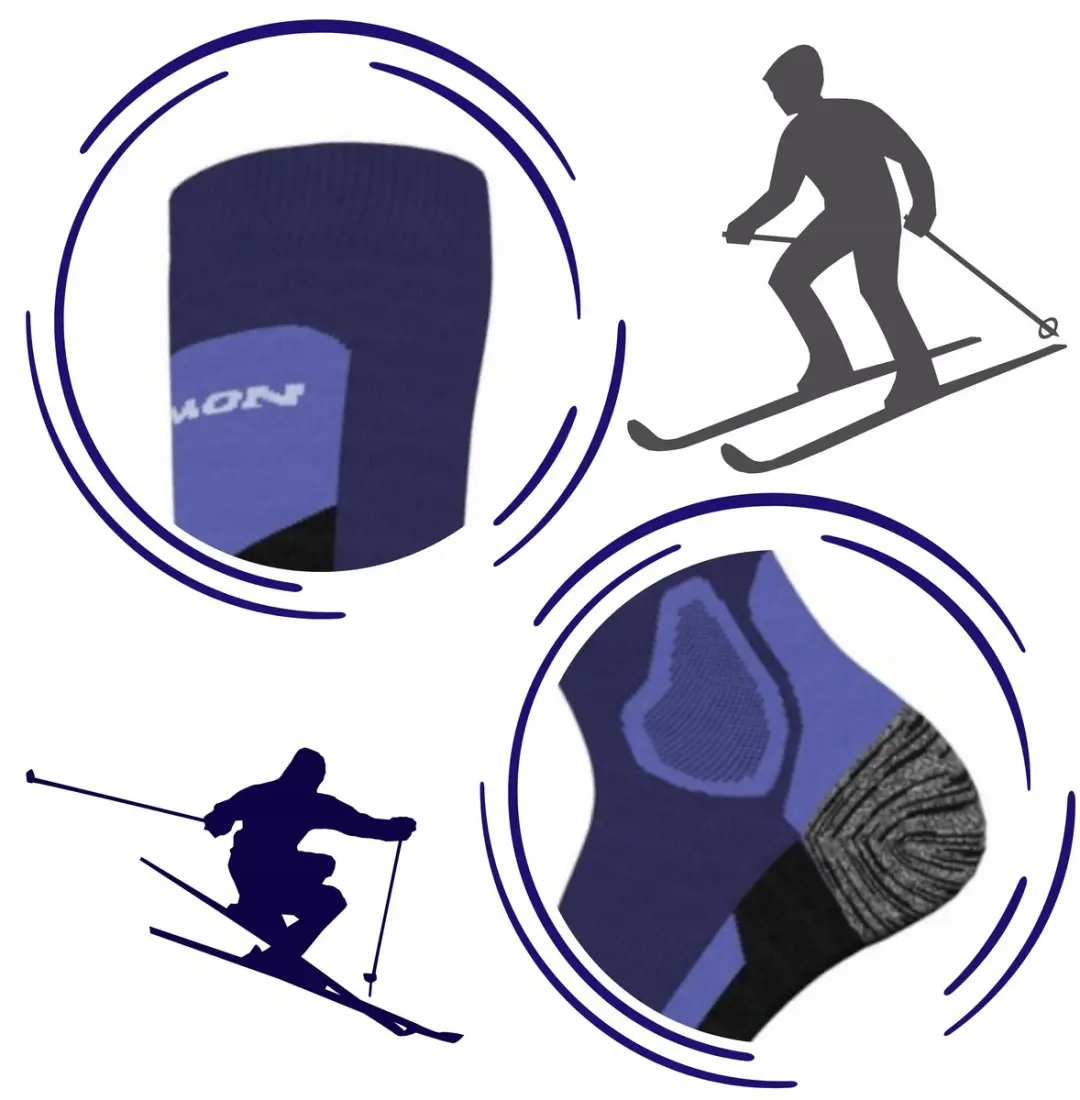 Salomon Focus Match Skischoenen Unisex - 39-41 Paars