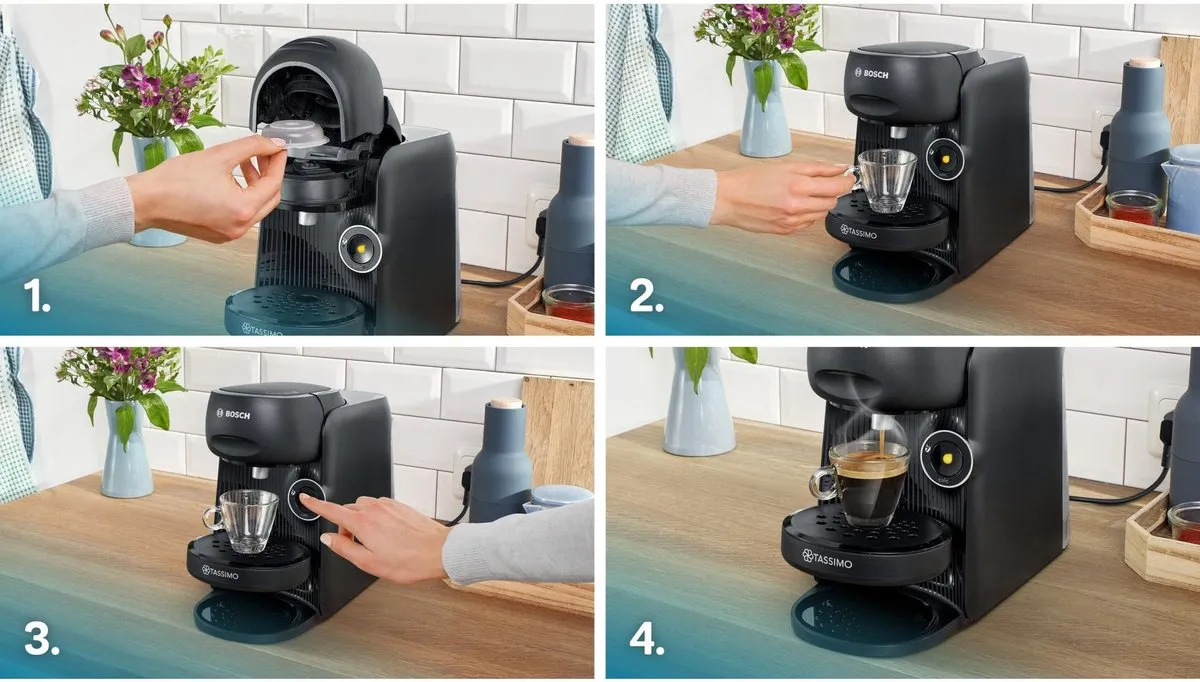 Bosch Tassimo T16 Finesse TAS162E Koffiemachine - 1400W - Zwart