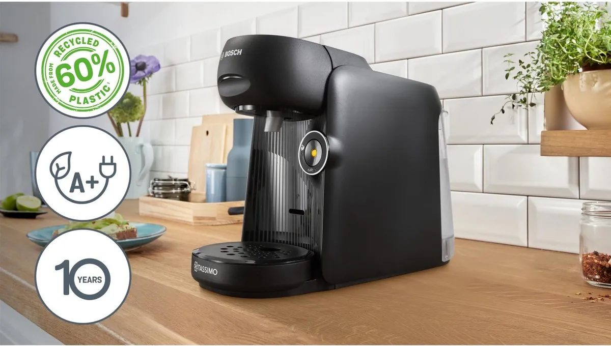 Bosch Tassimo T16 Finesse TAS162E Koffiemachine - 1400W - Zwart