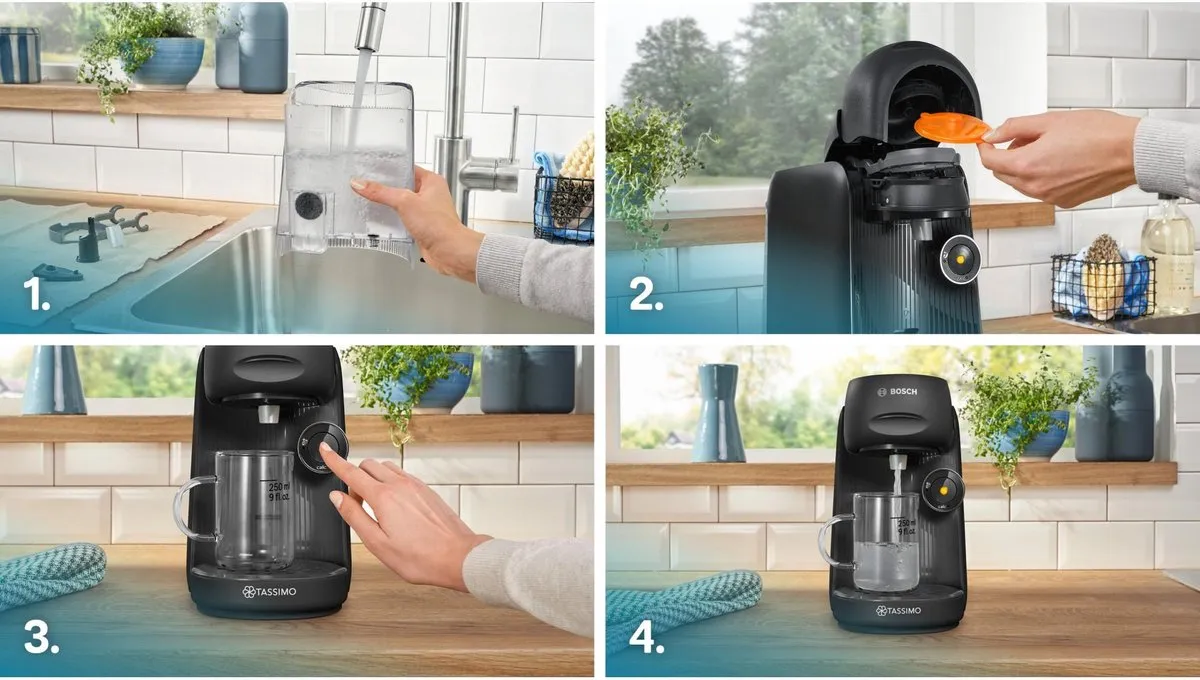 Bosch Tassimo T16 Finesse TAS162E Koffiemachine - 1400W - Zwart
