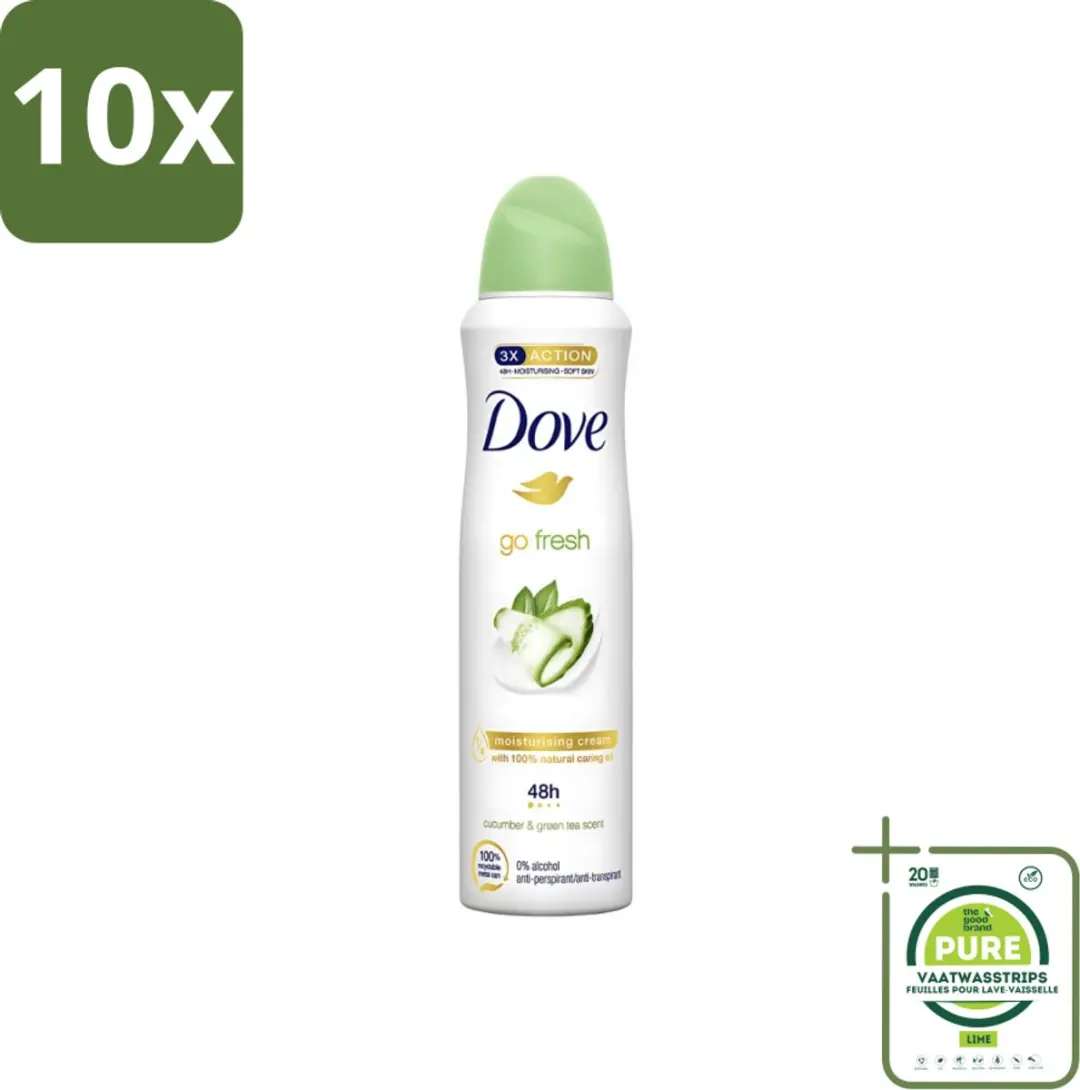 Dove Go Fresh Cucumber & Green Tea Deodorant Spray 1500ml