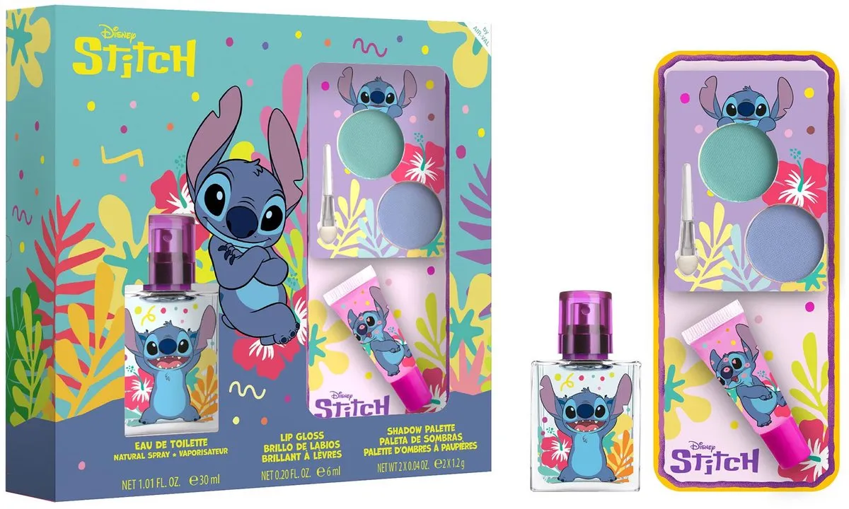 Stitch Gift Set EDT 30 ml + Lip Gloss + Eye Shadow