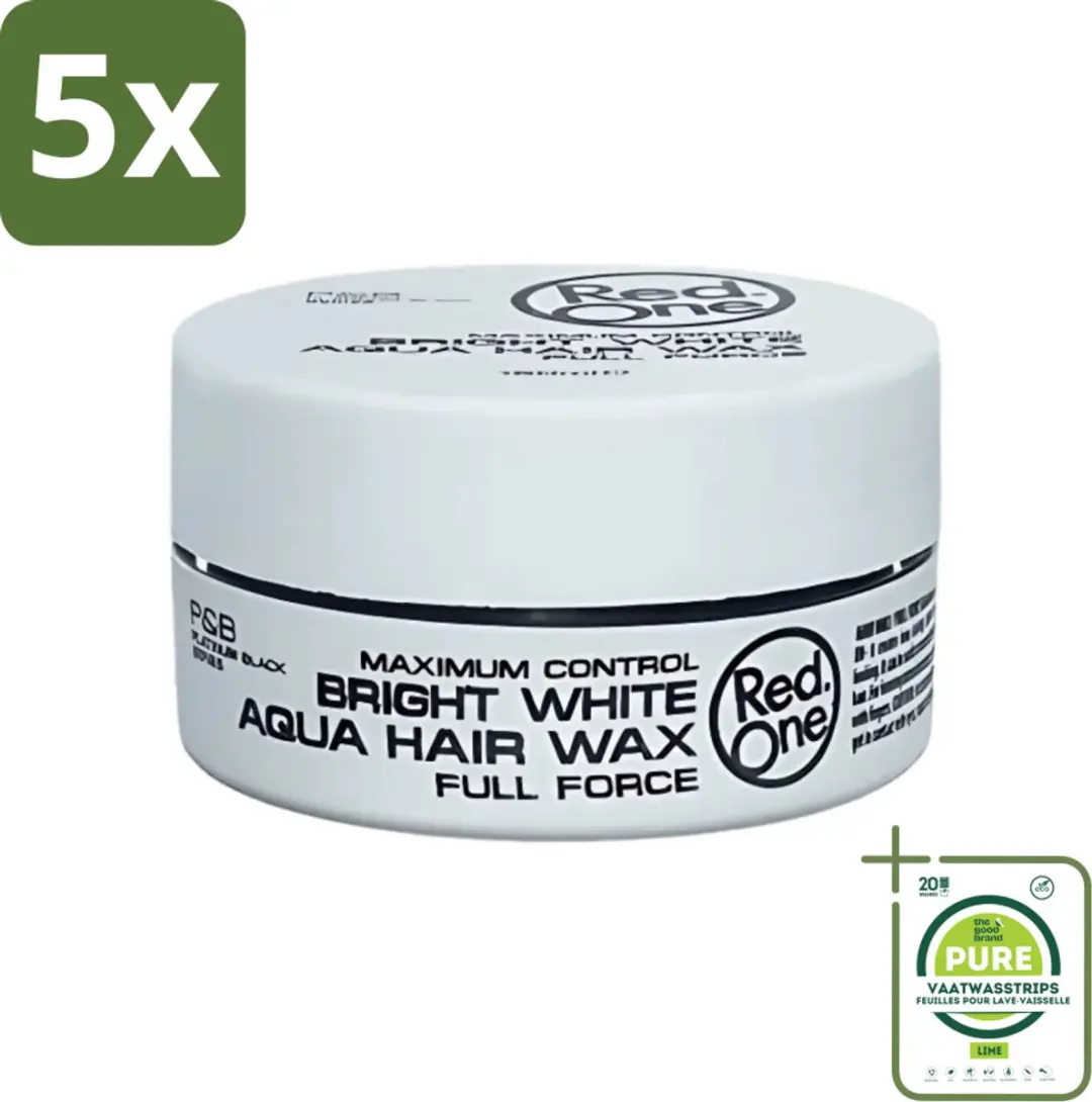 Red One Haarwax Bright White Maximum Control 750ml