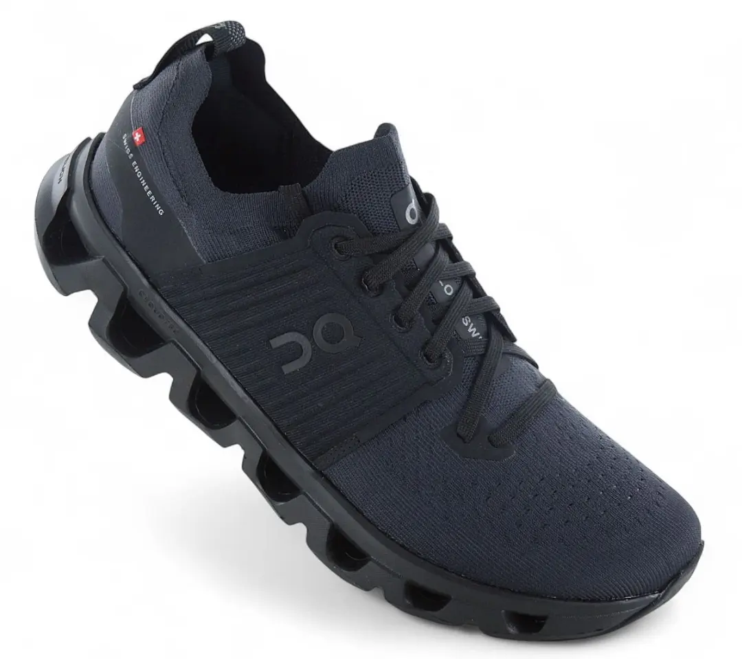 ON Running Cloudswift 4 - Heren Sneakers Hardloopschoenen Zwart 3MF10130106 - Maat EU 44 US 10