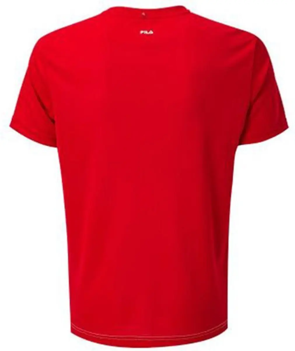 Fila T-Shirt Steve Junior Wit Rood