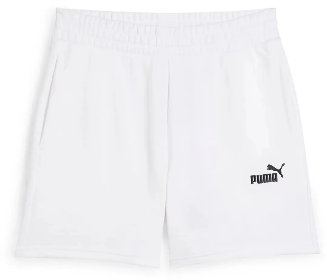 Puma Select Ess Small No. 1 Logo 5´´ Korte Sportbroek Wit S Vrouw