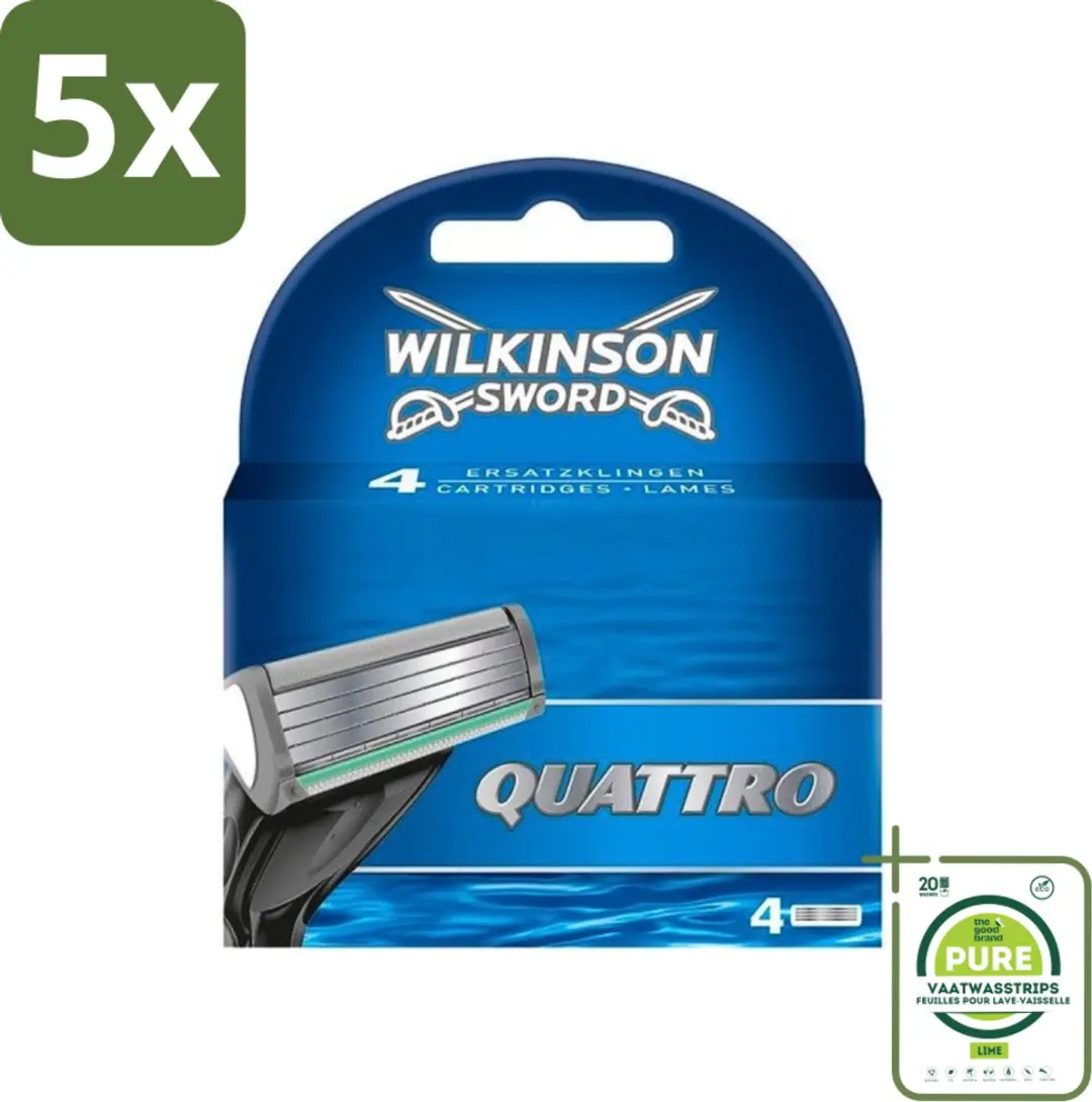 Wilkinson Navulmesjes Quattro 4 Stuks