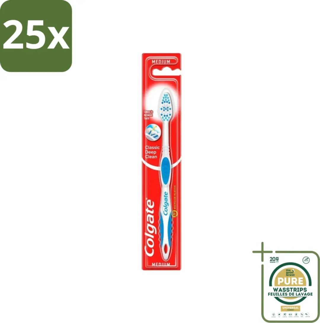 Colgate Classic Deep Clean Medium Tandenborstels