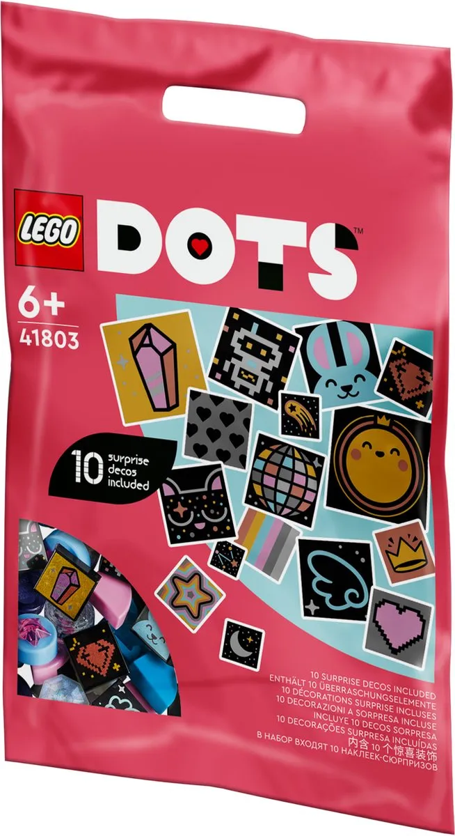 LEGO DOTS Serie 8 Glitters en Glans Set 41803 - 10 Stuks