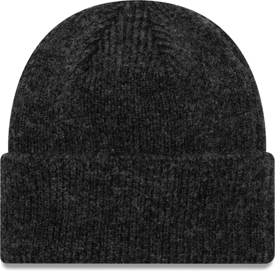 New Era - New York Yankees Womens MLB Black Wide Cuff Knit Beanie Hat