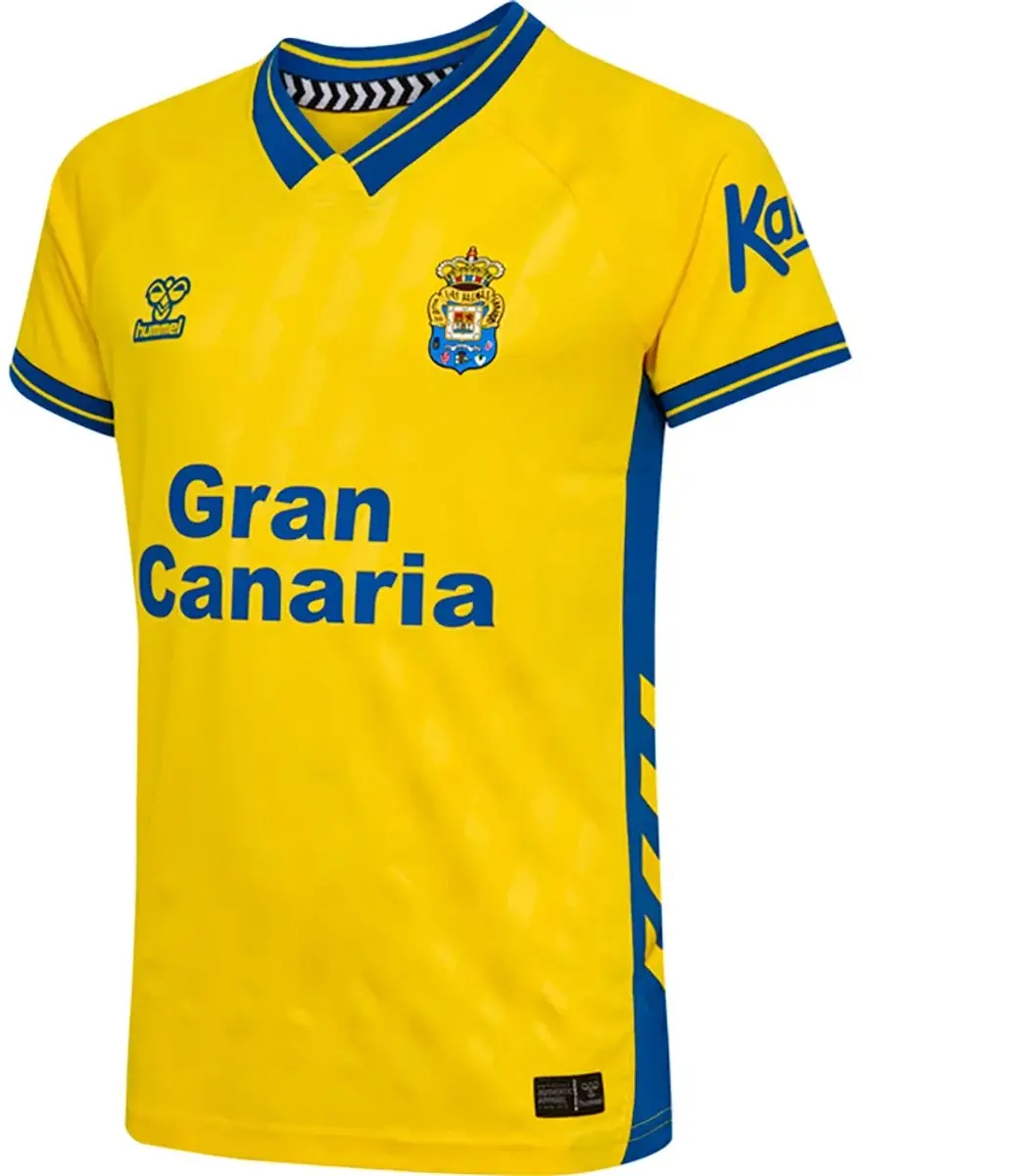 Hummel Ud Las Palmas 25/26 Thuis Korte Mouw T-shirt Junior Geel 128 cm Kinderen