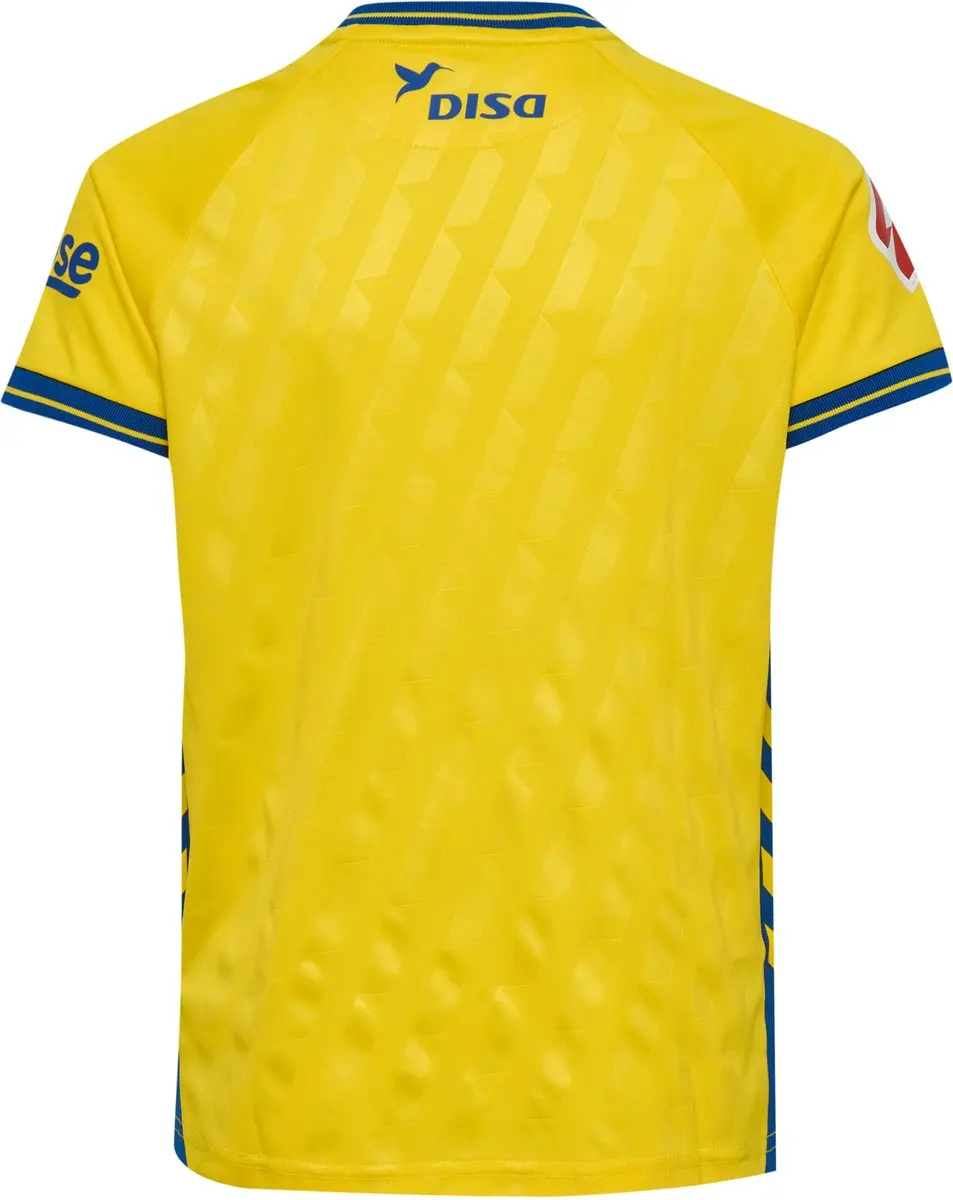 Hummel Ud Las Palmas 25/26 Thuis Korte Mouw T-shirt Junior Geel 128 cm Kinderen