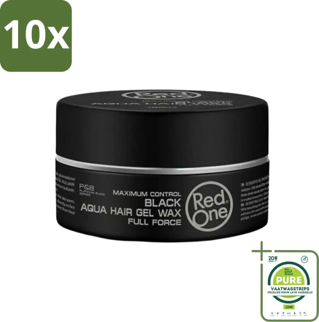 Red One Haarwax Black - 150ml - 10 Stuks