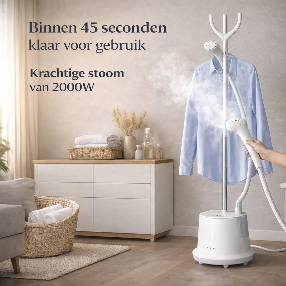 Rowenta Origin Home Verticale Kledingstomer 2000W - Wit