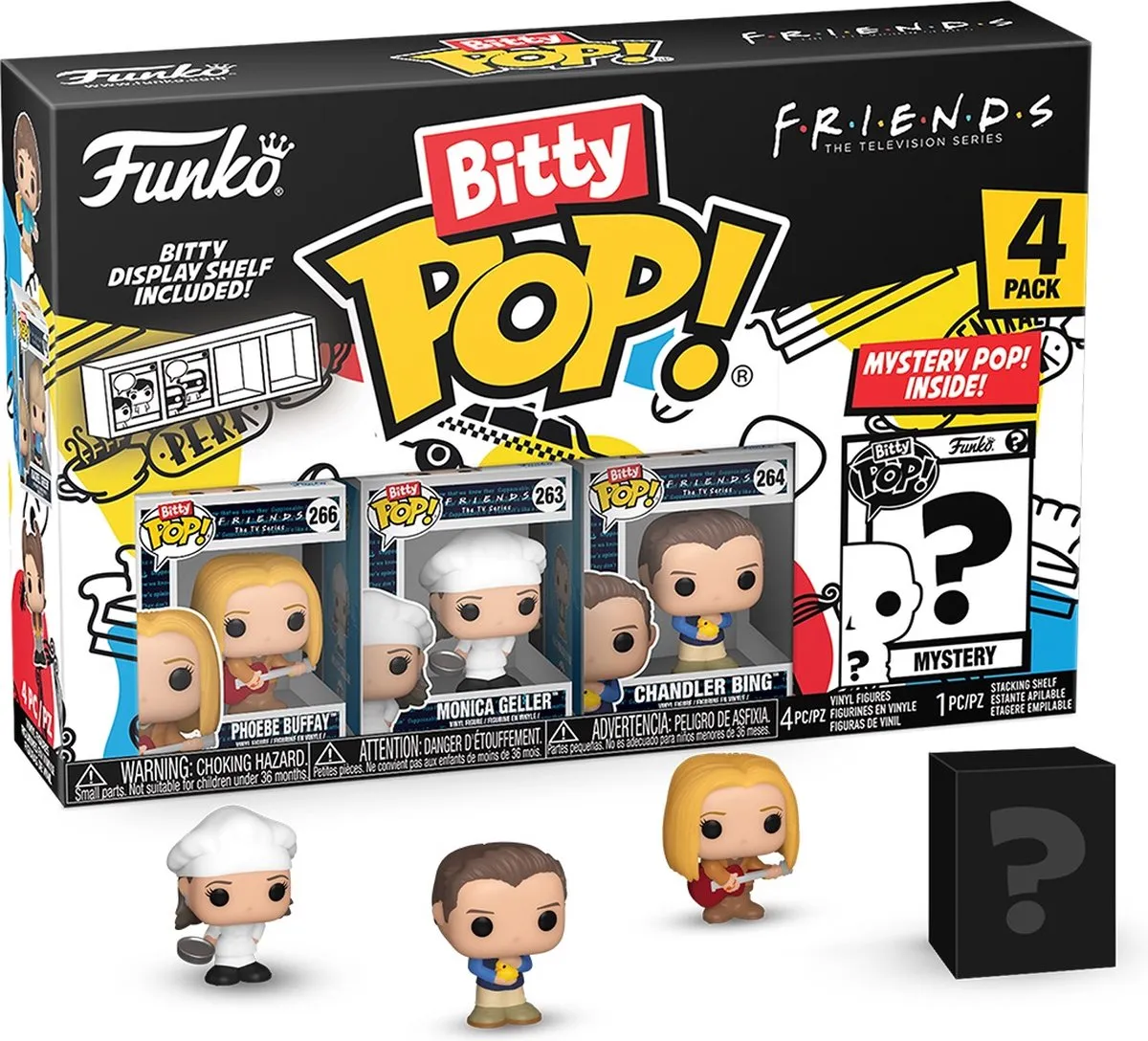 Funko Pop! Friends Bitty Pop 4-pack Phoebe Buffay