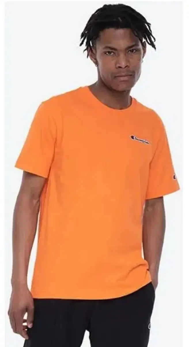Champion Heren Hoodie - Oranje S