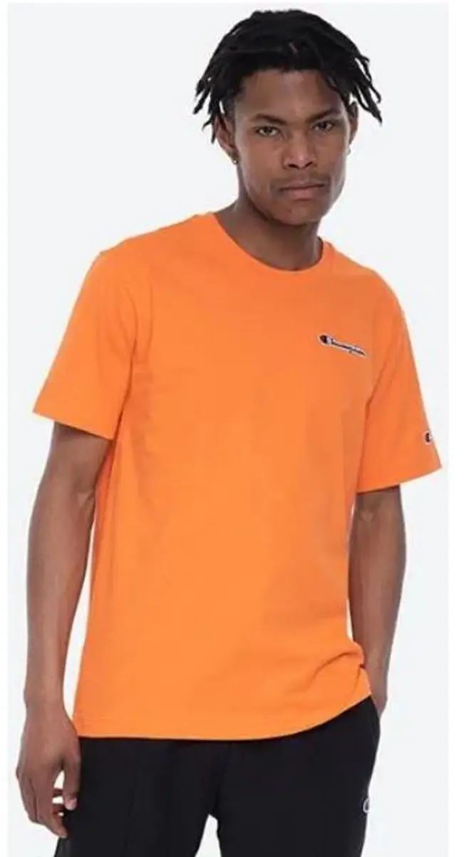 Heren Champion Hoodie Oranje Heren Oranje