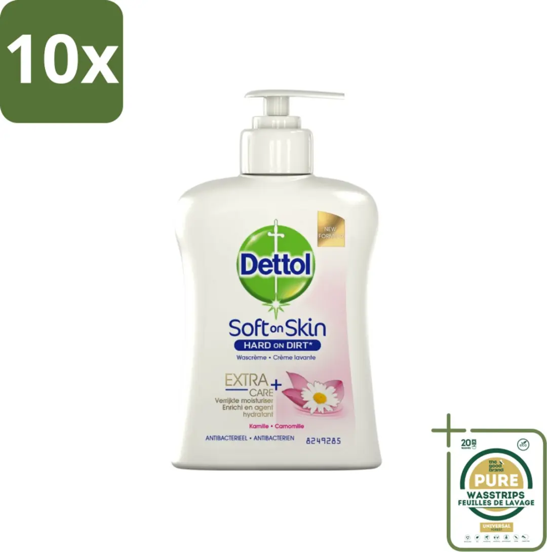Dettol Antibacteriële Handzeep Kamille 250ml - 10 Stuks