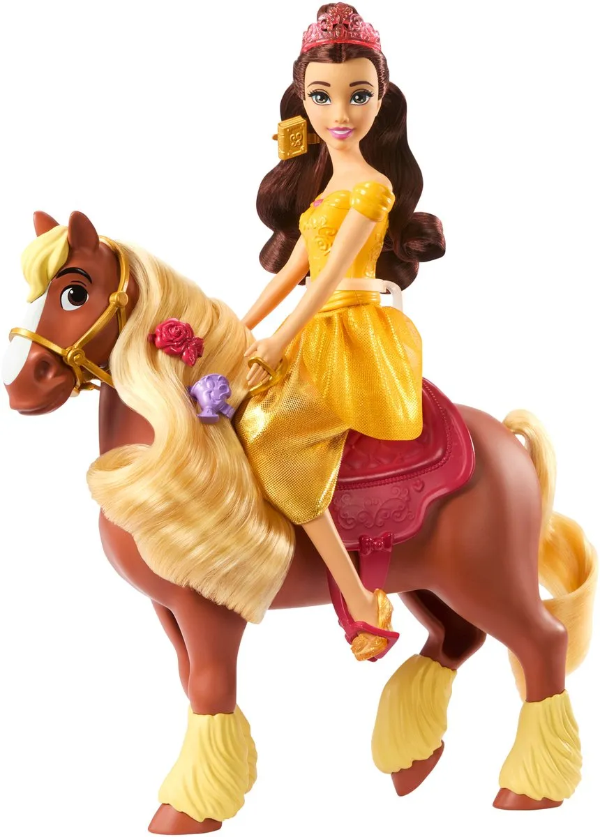 Disney Princess Belle & Philippe Poppenpaar
