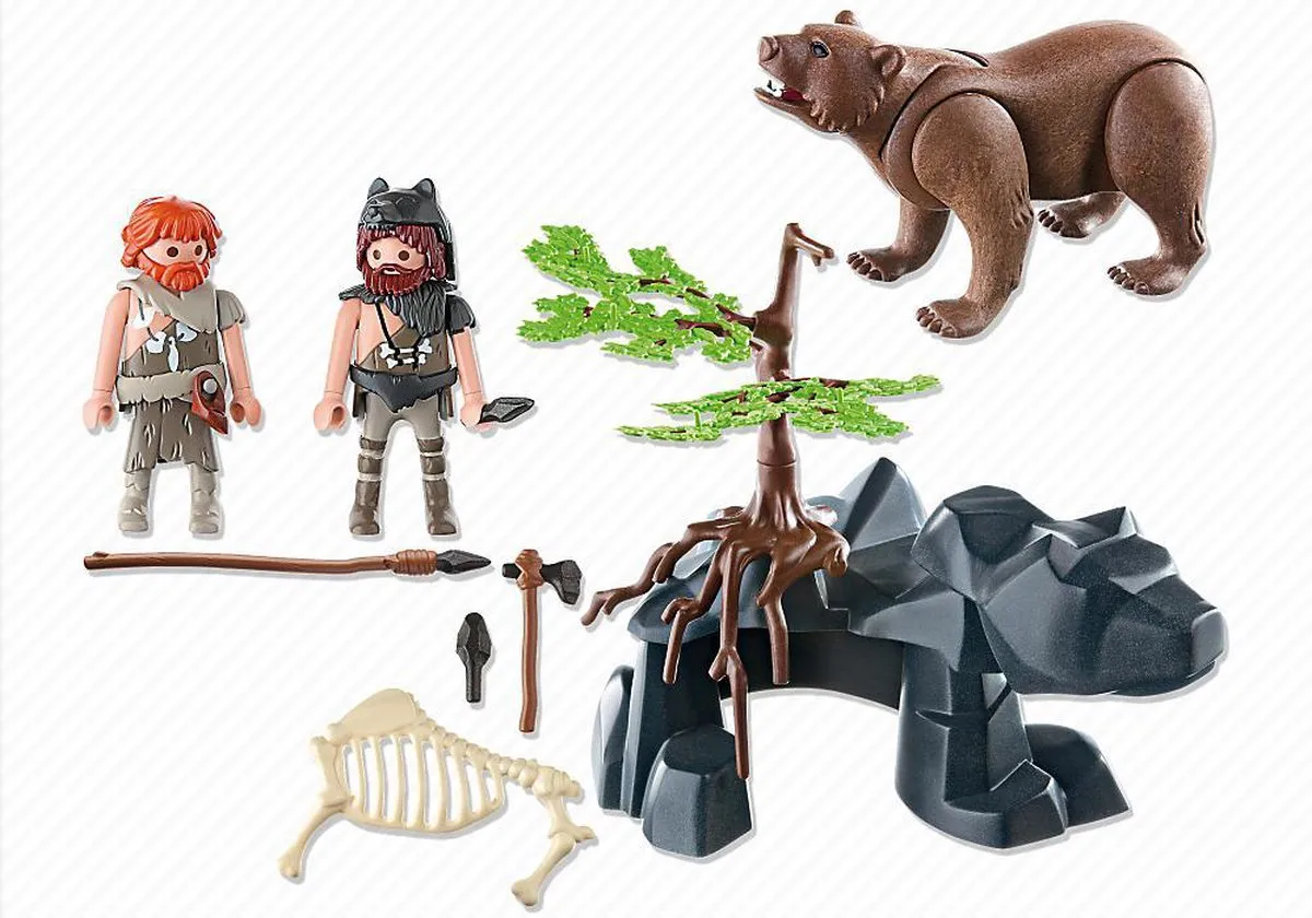 Playmobil Grotbewoners Met Beer 5103 - Multicolor
