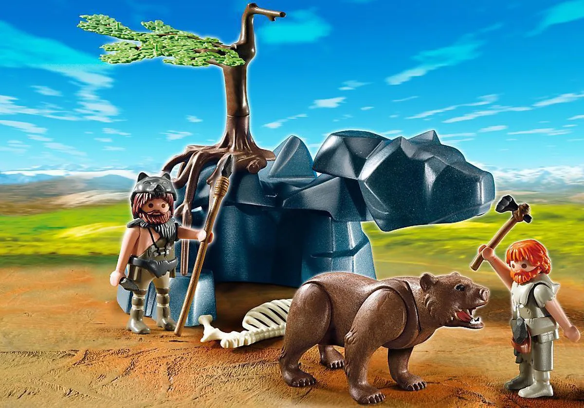 Playmobil Grotbewoners Met Beer 5103 - Multicolor