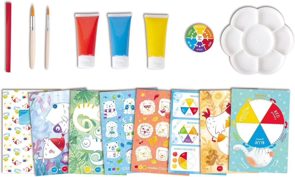 Hape Farbmix-Malerei - 1 Stuks - Veelkleurig