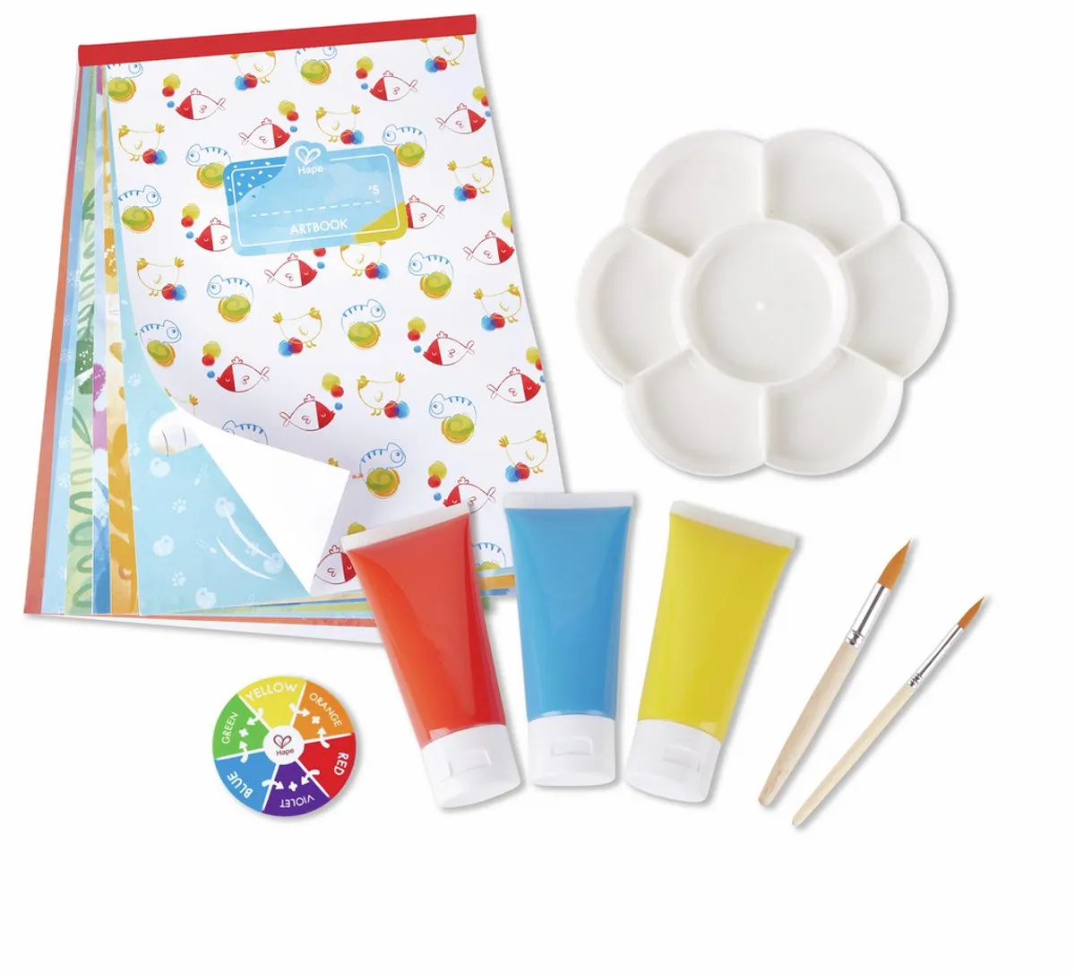 Hape Farbmix-Malerei - 1 Stuks - Veelkleurig - afbeelding 6 van 6