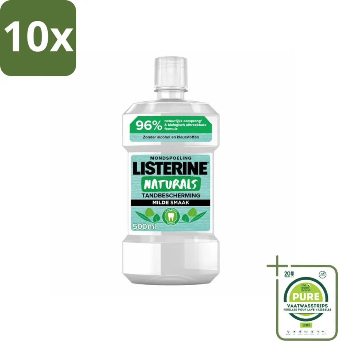 Listerine Naturals Mondwater Tandbescherming 500ml